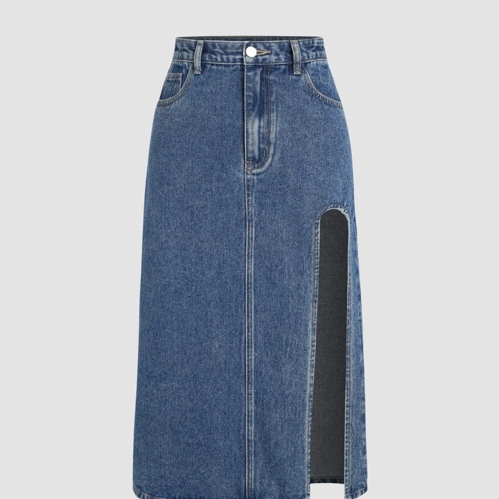 Brand new cider denim skirt